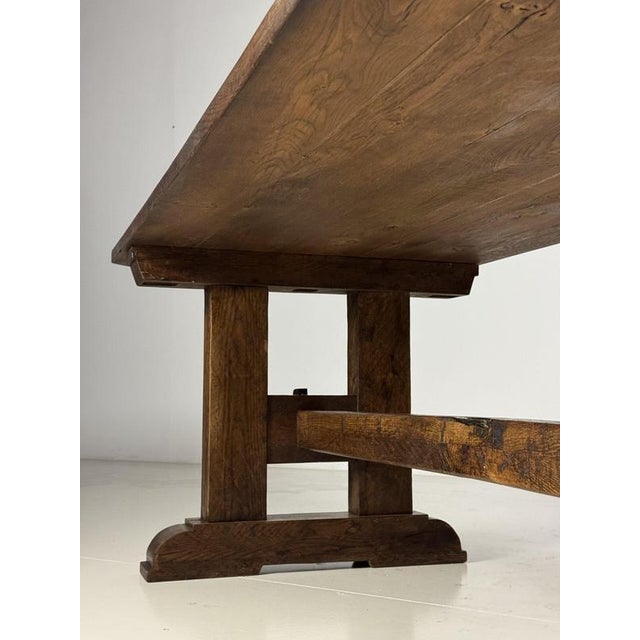 Belgian Monastery Table in Oak For Sale - Image 9 of 18