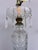 Vintage Early 20th Century Pair Crystal & Brass Lamps -2 For Sale - Image 9 of 12