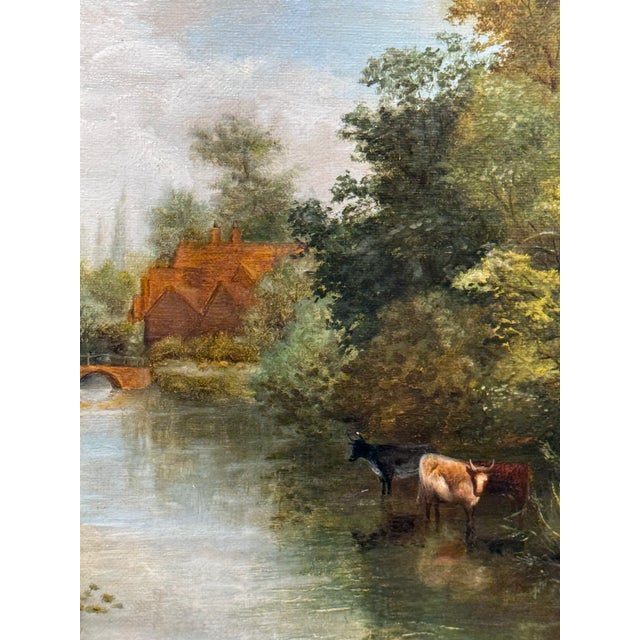 20th Century French Oil Painting For Sale - Image 4 of 10