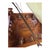 Large Handcrafted Wooden Three-Masted Sailing Ship Model With Cloth Sails For Sale - Image 10 of 12