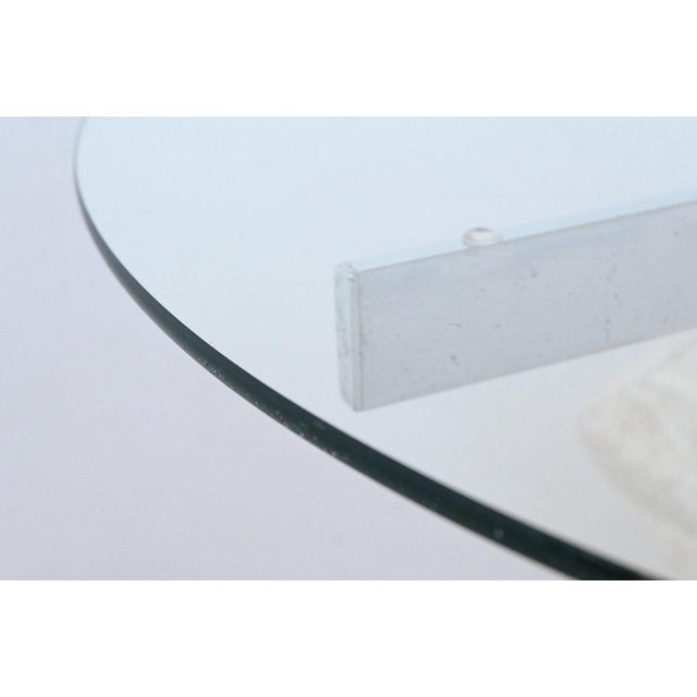 Diamond Shaped Coffee Table in White Travertine, 1960 For Sale - Image 12 of 18