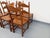 Vintage Brutalist Chairs in Oak Wood, 1960s, Set of 6 For Sale - Image 9 of 18