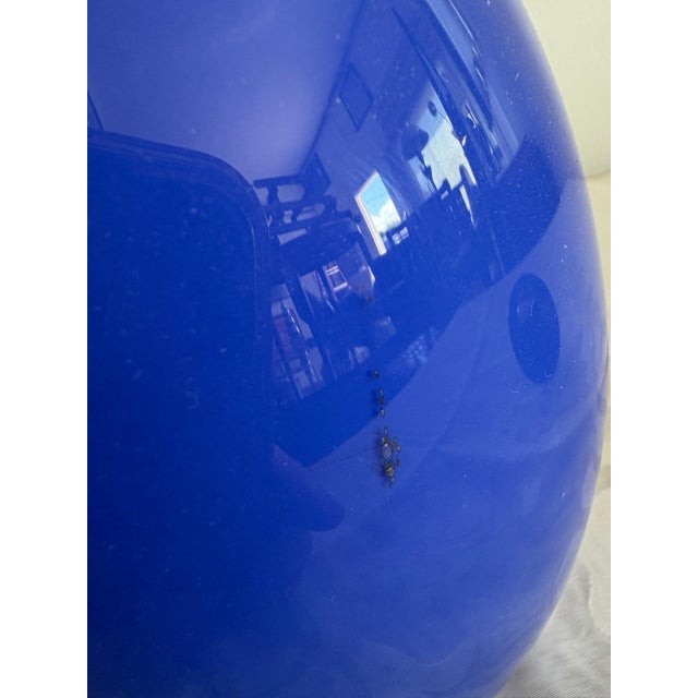 1985 Postmodern Lino Tagliapietra & Marina Angelin for Effetre Blue Murano Glass Decanter, 2/200 For Sale - Image 14 of 14