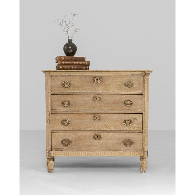 19th Century Netherlands Traditional Tan Wood Chests of Drawers For Sale - Image 9 of 11