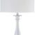 Modern 62-Inch H Candlestick Floor Lamp - White For Sale - Image 3 of 6