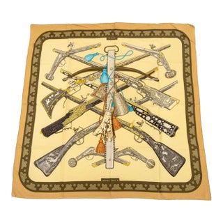 Hermes "Diane" Silk Scarf For Sale