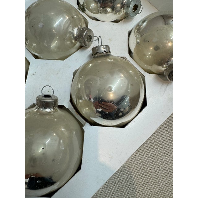 Gold & Silver Glass Ornament, S/28 For Sale In Miami - Image 6 of 6