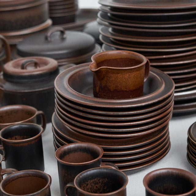 Ruska Tableware by Ulla Procopé for Arabia, 1970s, Set of 172 For Sale - Image 14 of 18