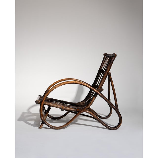 Sculptural Dutch Rattan Lounge Chairs, 1960s, Set of 2 For Sale - Image 11 of 18