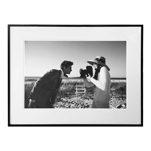 Portrait of a Man and Woman Photography Print Titled "Smile", Limited Edition For Sale