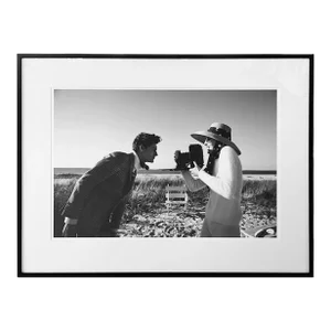 Portrait of a Man and Woman Photography Print Titled "Smile", Limited Edition