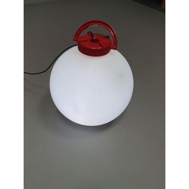 Vintage Italian Space Age Tama Floor Lamp by Isao Hosoe for Valenti Luce, 1970s For Sale - Image 4 of 13