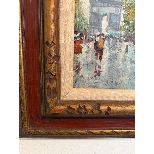 Gray Late 20th Century Listed Italian Artist Antonio De Vity(1901-1993) Original Oil Painting on Canvas For Sale - Image 8 of 9