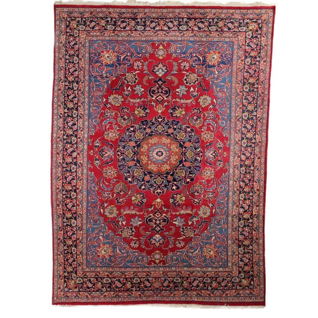 Antique Middle Eastern Tabriz Rug in Cotton & Wool For Sale - Image 11 of 11