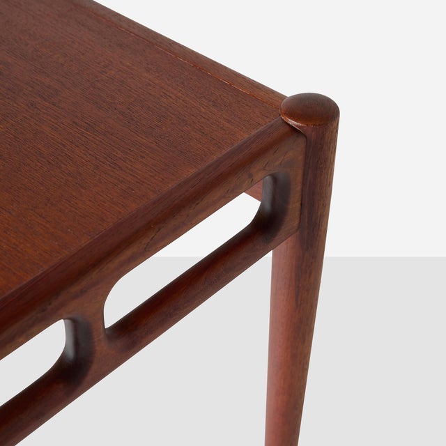 1950s Teak Coffee Table by Ejnar Pedersen for PP Furniture For Sale - Image 5 of 7