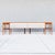 Mid-Century Modern Restored 1960s Sapele Mahogany Upholstered King Headboard With Built-in Nightstands For Sale - Image 3 of 18