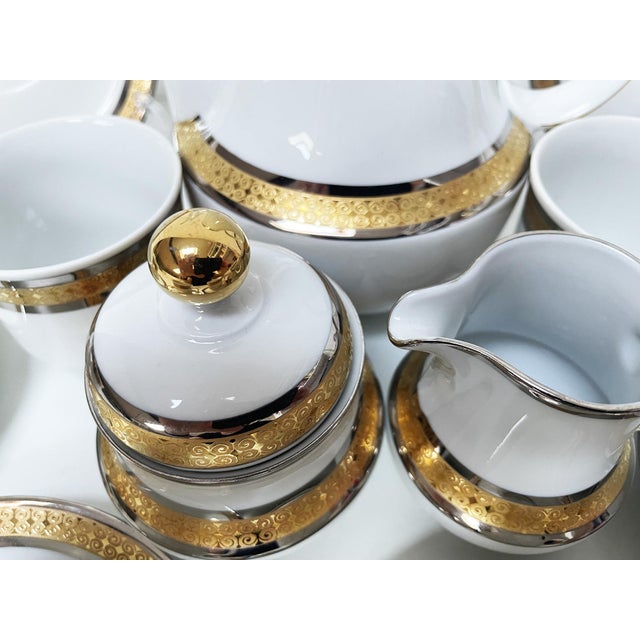 Tea Service from Tirschenreuth, 1970s, Set of 15 For Sale - Image 16 of 17