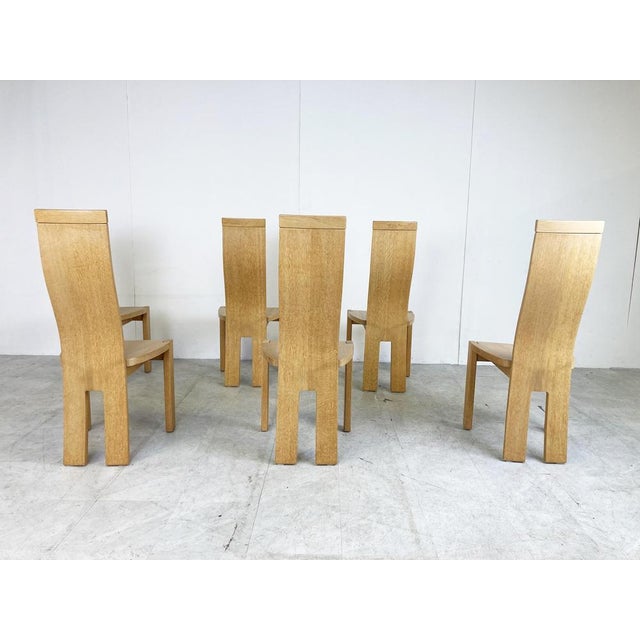 Light Yellow Dining Chairs by Rob & Dries Van Den Berghe, 1980s, Set of 2 For Sale - Image 8 of 12