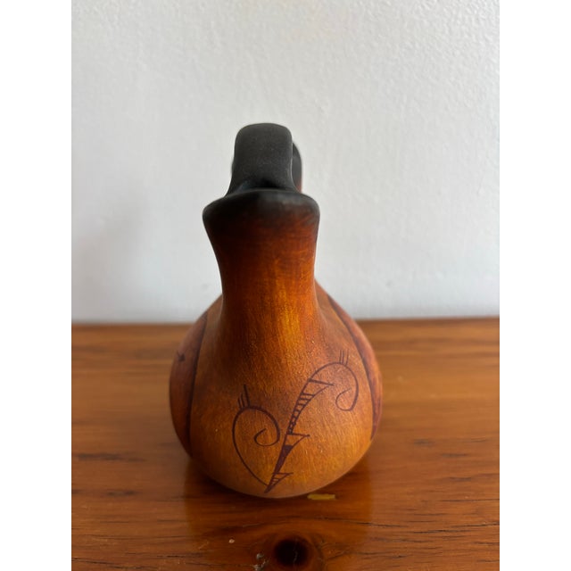 1960s Southwestern Wedding Vase With Bear Motif For Sale - Image 6 of 8