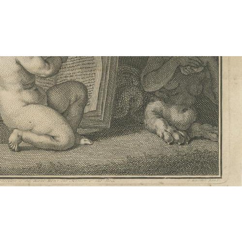 Paper After Sir Godfrey Kneller, Tillotson Archbishop Canterbury Portrait, 1746, Print For Sale - Image 7 of 9