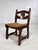 Guillerme et Chambron Dining Chairs in Wood and Braided Straw attributed to Guillerme et Chambron for Votre Maison, 1950s, Set of 4 For Sale - Image 4 of 10