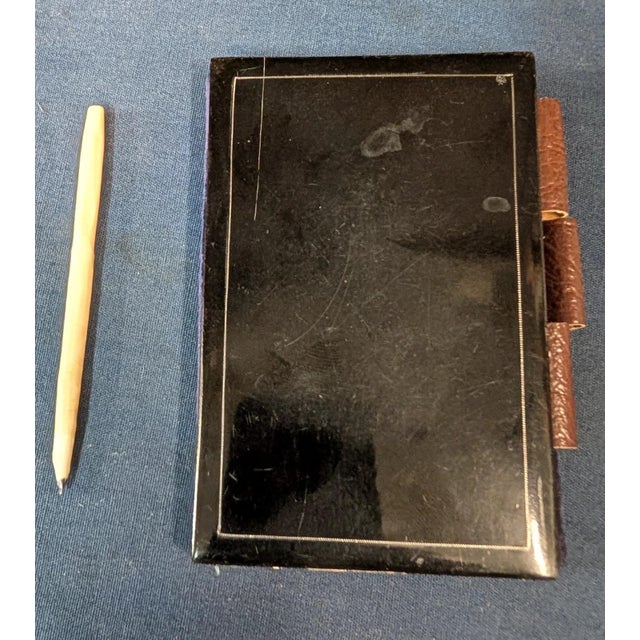 Early 20th Century Early 20th Century French Inlaid Notebook For Sale - Image 5 of 6