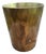 Attributed to William Switzer Postmodern MCM Burl Walnut Drum Table / Nightstand For Sale
