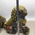 Bronze Pair of Vintage Chinese Gilt Bronze Guardian Lions (Foo Dogs) on Embroidered Balls For Sale - Image 8 of 9