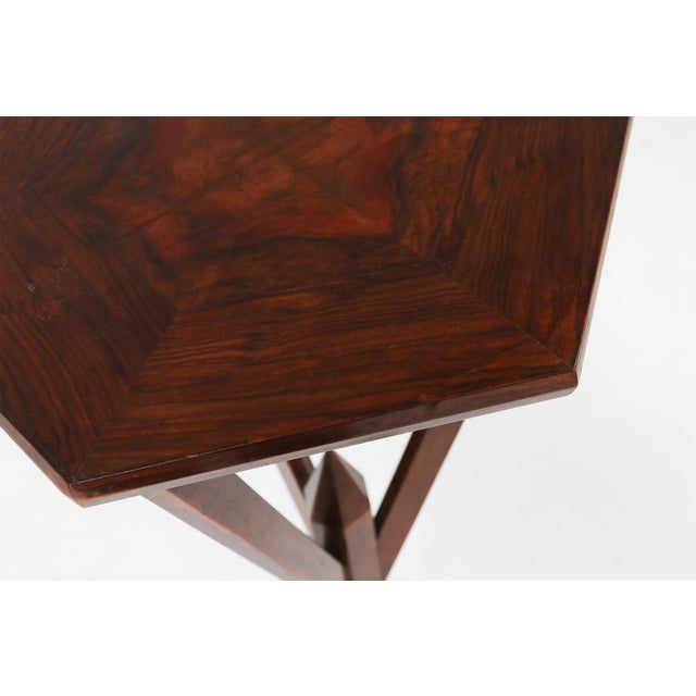 Art Deco French Console in Wood, 1930s For Sale - Image 6 of 12