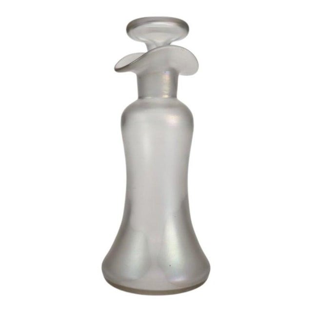 Antique Steuben Verra De Soie Glass Decanter C1920 For Sale - Image 6 of 11