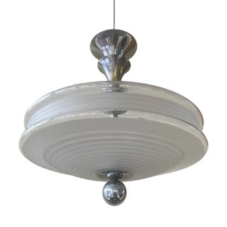 French Art Deco Hanging Lamp, 1930 For Sale