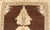 Mid 20th Century Vintage Turkish Oushak Rug, Brown Medallion With Taupe For Sale - Image 5 of 13