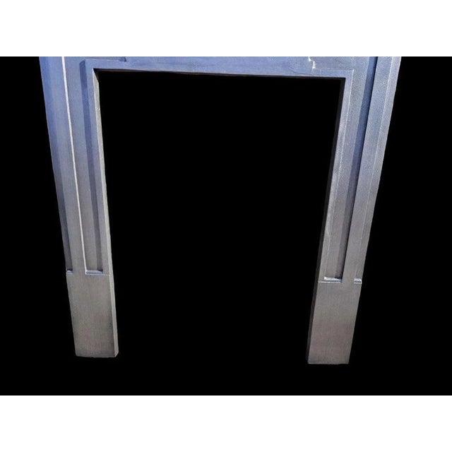 2000 - 2009 Victorian Edwardian Cast Iron Fireplace Surround for Wood Burner For Sale - Image 5 of 12