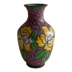 Antique Chinese Cloisonné Miniature Vase