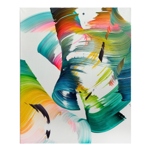 Contemporary Abstract Acrylic on Canvas "Next to You" by Nikolaos Schizas