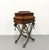 Mid 20th Century Vintage Ornate Neoclassical Wood and Metal Sewing Box For Sale - Image 5 of 7
