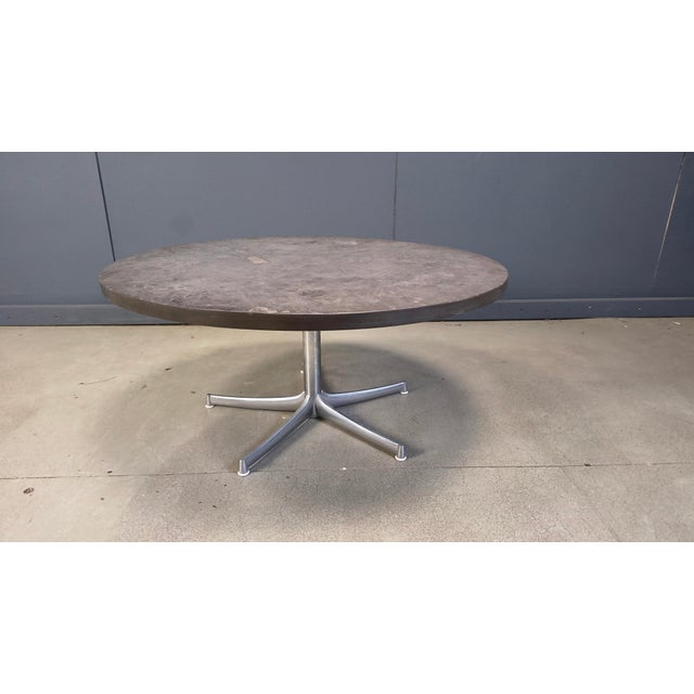 Slate Coffee Table from Walter Knoll, 1960s For Sale - Image 11 of 11