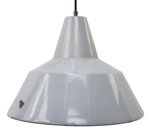 Industrial Dutch Enamel Factory Pendant Light from Philips