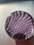 Pop Art Vintage Hand-Blown Purple Ribbon Swirl Studio Art Glass Paperweight - 4" For Sale - Image 3 of 10