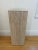 1980s 1980s Postmodern Faux Travertine Laminate Pedestal For Sale - Image 5 of 5