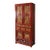 Chinese Red and Gilt Carved Three-Piece Cabinet, Likely Early-20th Century For Sale