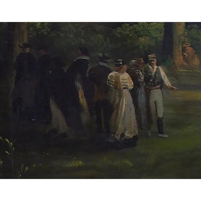 Mario Locatelli, Landscape Painting, Positillipo School, 2004, Oil on Canvas, Framed For Sale - Image 4 of 6