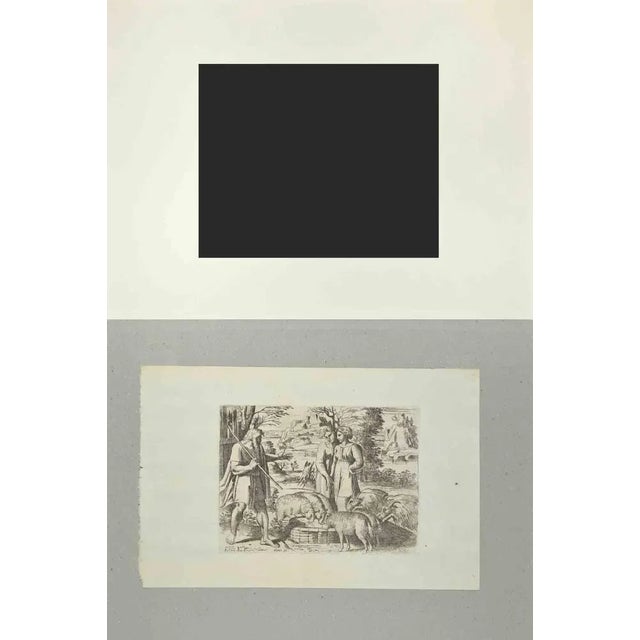 Genesis 31 -Old Testament Story is an Etching print realized by the artist Sisto Badalocchio. About The Old Testament...