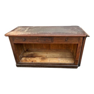 Beech Countertop Worktable, 1960s For Sale