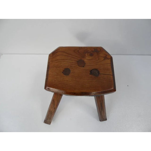 Antique Milk Stool, 1890s For Sale - Image 6 of 11
