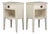 White Fine Furniture Painted Nightstands, Pair For Sale