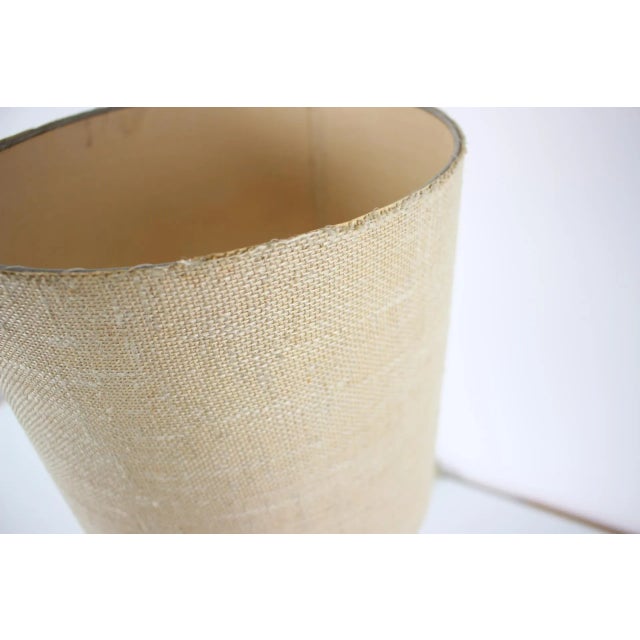 Textile Mid-Century Czech Table Lamp by Antonín Hepnar, 1970s For Sale - Image 7 of 11