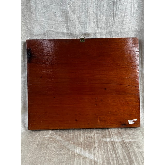 Vintage Honduran Hand-Carved Wood Village Relief Wall Sculpture Plaque Folk Art For Sale In Portland, OR - Image 6 of 12