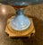 Turquoise Antique French Sèvres-Style Turquoise Porcelain Compote With Gilt Bronze Mounts For Sale - Image 8 of 13