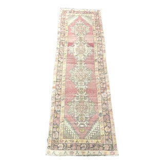 Faded Hallway Runner Rug For Sale